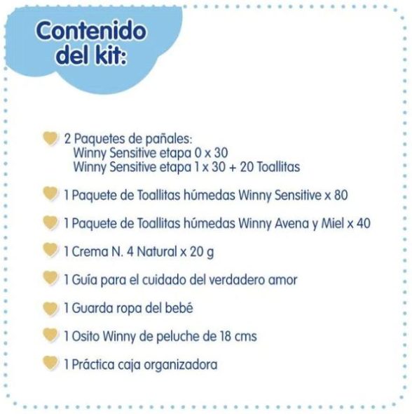 Kit de Baby Shower Winny Sensitive El Bebe